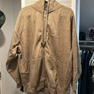 brandy melville christy zip up hoodie